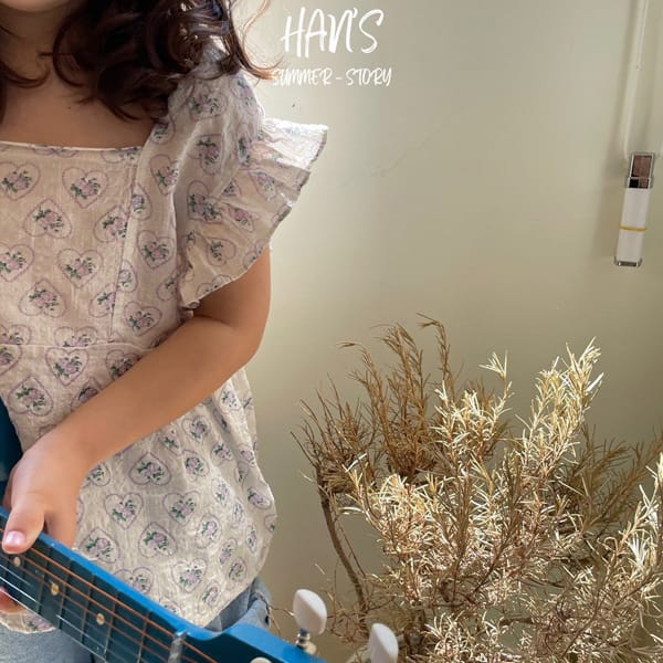 HAN'S - Korean Children Fashion - #Kfashion4kids - Vintage Heart Blouse - 4