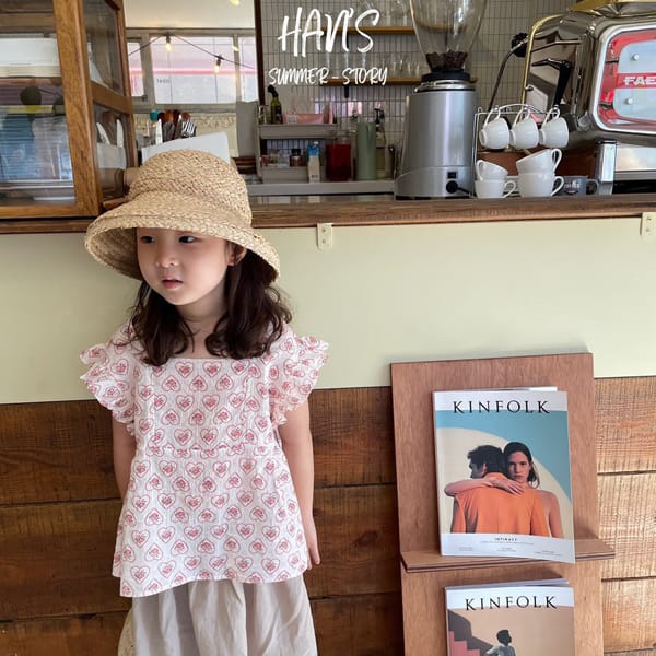 HAN'S - Korean Children Fashion - #Kfashion4kids - Vintage Heart Blouse - 6