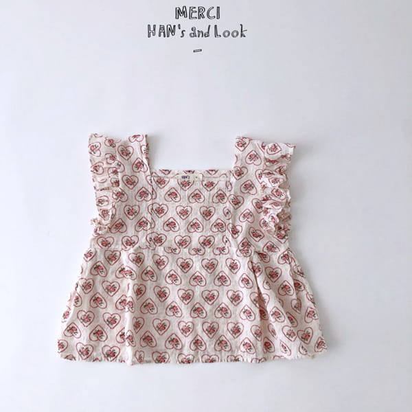 HAN'S - Korean Children Fashion - #Kfashion4kids - Vintage Heart Blouse - 9