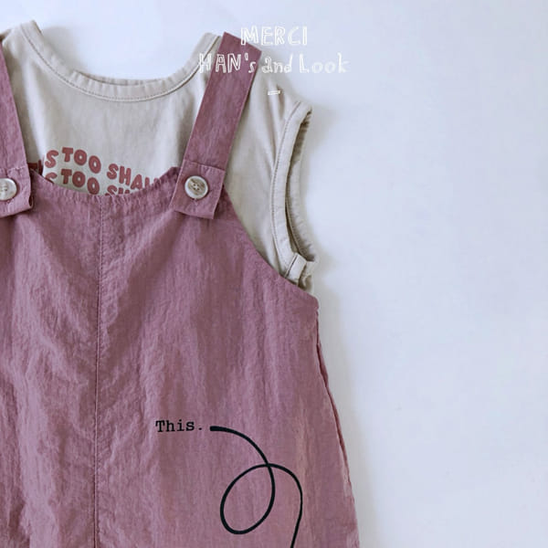HAN'S - Korean Children Fashion - #Kfashion4kids - Crunch Capri Dungarees Pants - 9