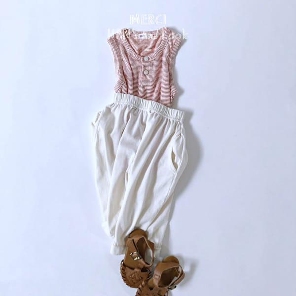 HAN'S - Korean Children Fashion - #Kfashion4kids - Marine Sleevelss Tee - 10