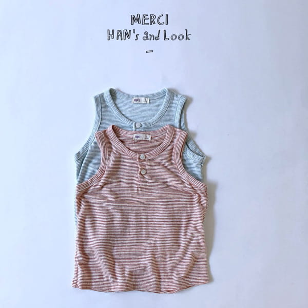 HAN'S - Korean Children Fashion - #Kfashion4kids - Marine Sleevelss Tee - 11