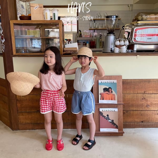 HAN'S - Korean Children Fashion - #Kfashion4kids - Marine Sleevelss Tee - 2