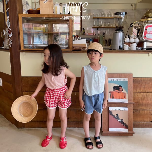 HAN'S - Korean Children Fashion - #Kfashion4kids - Marine Sleevelss Tee - 3