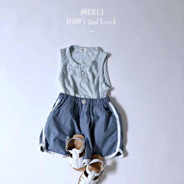 HAN'S - Korean Children Fashion - #Kfashion4kids - Marine Sleevelss Tee - 9