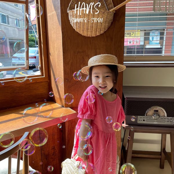 HAN'S - Korean Children Fashion - #Kfashion4kids - Flower One-piece