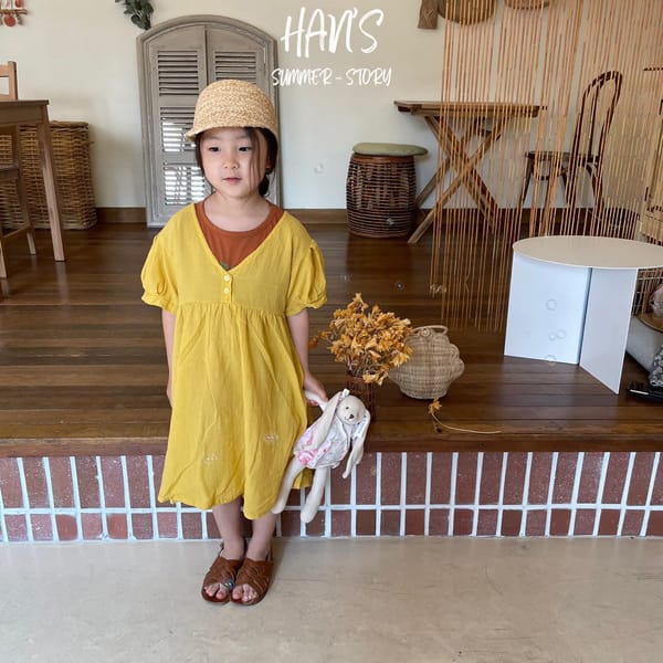 HAN'S - Korean Children Fashion - #Kfashion4kids - Flower One-piece - 5