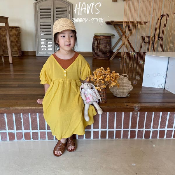 HAN'S - Korean Children Fashion - #Kfashion4kids - Flower One-piece - 7