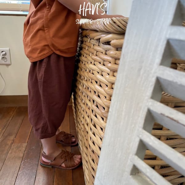 HAN'S - Korean Children Fashion - #Kfashion4kids - Pumpkin Emboss Pants - 4