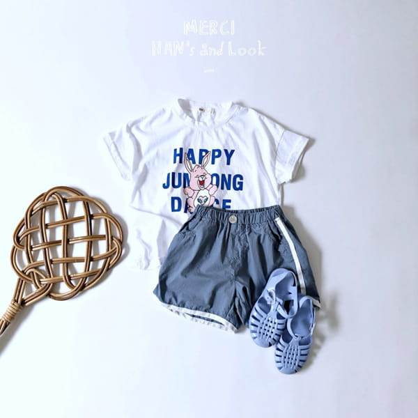 HAN'S - Korean Children Fashion - #Kfashion4kids - Happy Bunny Short Sleeve Tee - 10