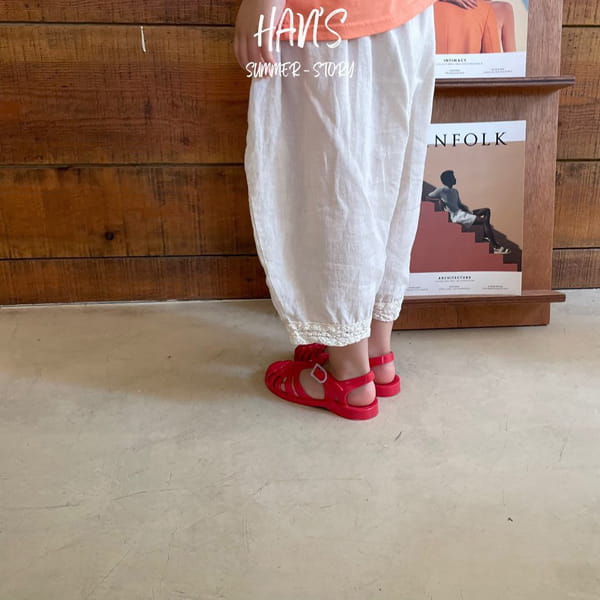 HAN'S - Korean Children Fashion - #Kfashion4kids - Jar Lace Pants - 4