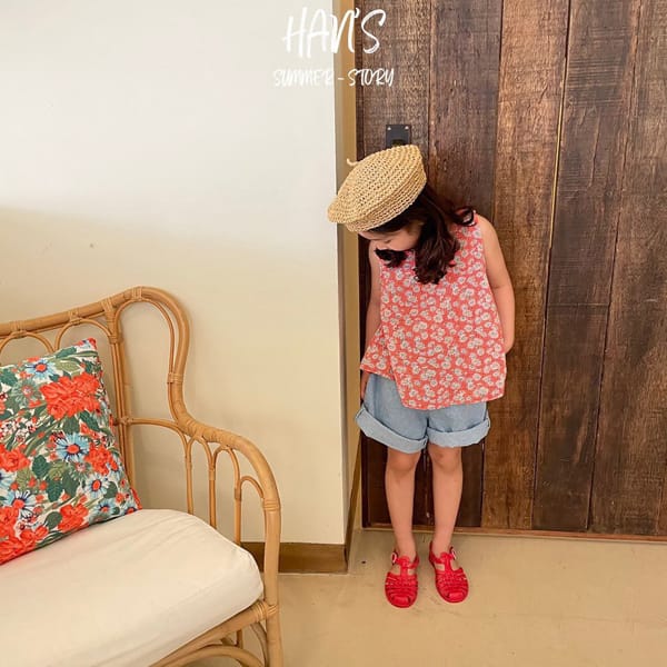 HAN'S - Korean Children Fashion - #Kfashion4kids - Play Sleeveless Blouse - 5
