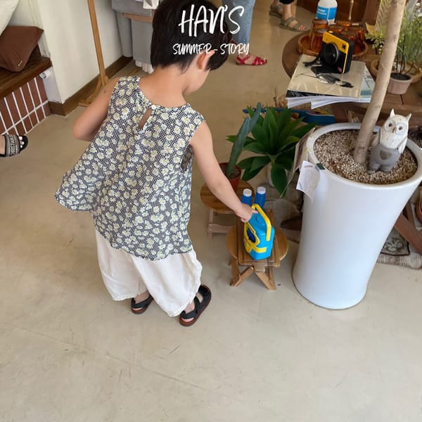 HAN'S - Korean Children Fashion - #Kfashion4kids - Play Sleeveless Blouse - 6
