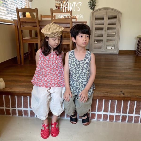HAN'S - Korean Children Fashion - #Kfashion4kids - Play Sleeveless Blouse - 7