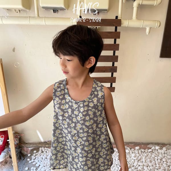 HAN'S - Korean Children Fashion - #Kfashion4kids - Play Sleeveless Blouse - 8