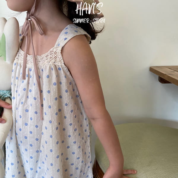 HAN'S - Korean Children Fashion - #Kfashion4kids - Toshon Sleeveless One-piece - 4