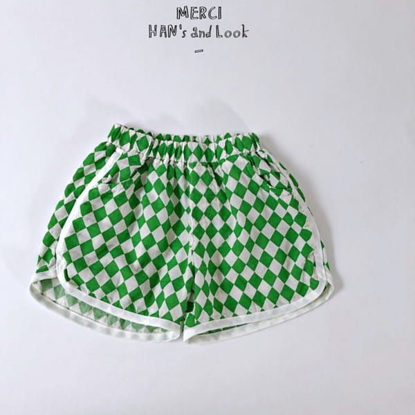 HAN'S - Korean Children Fashion - #Kfashion4kids - Cubic Sewn Shorts - 10