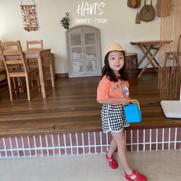 HAN'S - Korean Children Fashion - #Kfashion4kids - Cubic Sewn Shorts - 2