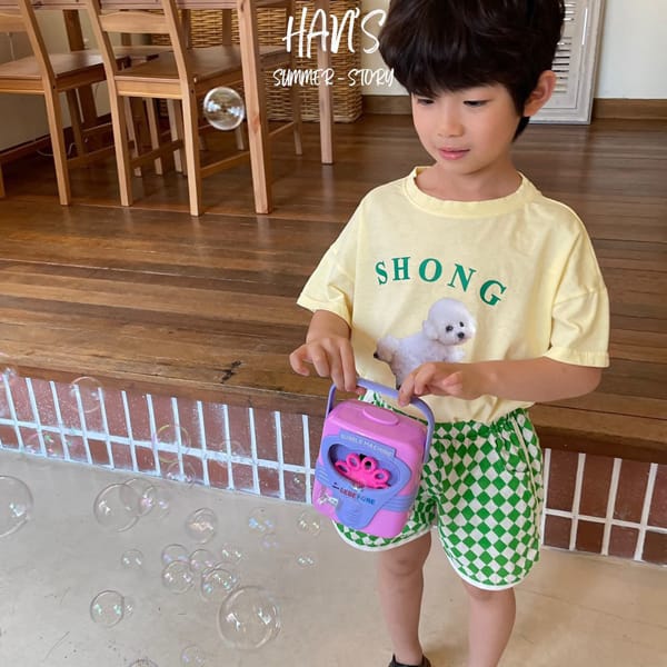 HAN'S - Korean Children Fashion - #Kfashion4kids - Cubic Sewn Shorts - 5