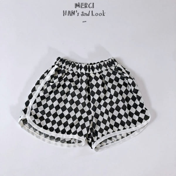 HAN'S - Korean Children Fashion - #Kfashion4kids - Cubic Sewn Shorts - 8