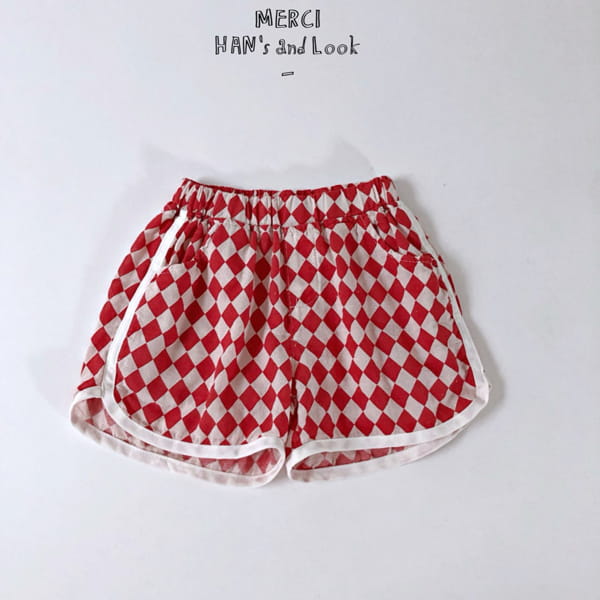 HAN'S - Korean Children Fashion - #Kfashion4kids - Cubic Sewn Shorts - 9