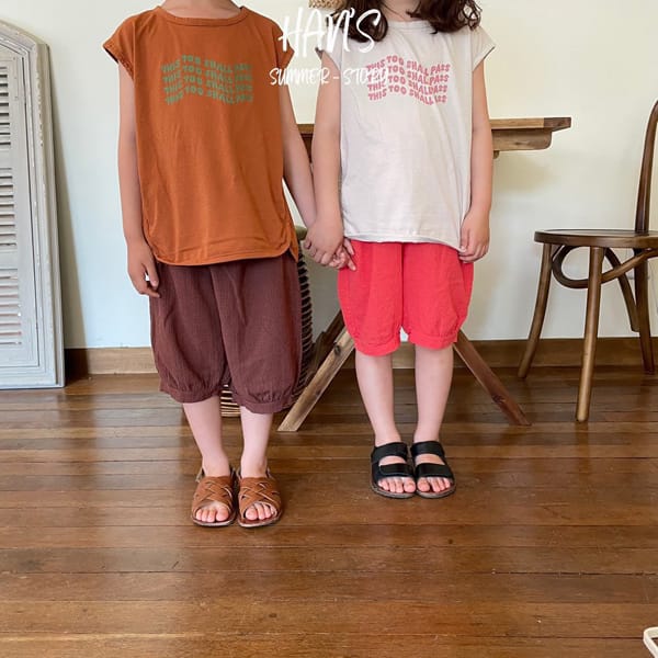 HAN'S - Korean Children Fashion - #Kfashion4kids - Wave Sleeveless