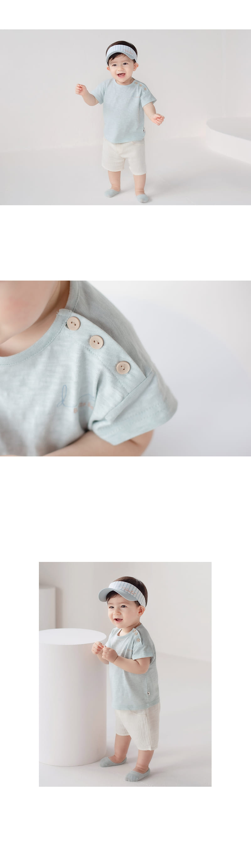 HAPPY PRINCE - Korean Children Fashion - #Kfashion4kids - Dinoa Slub Tee - 4