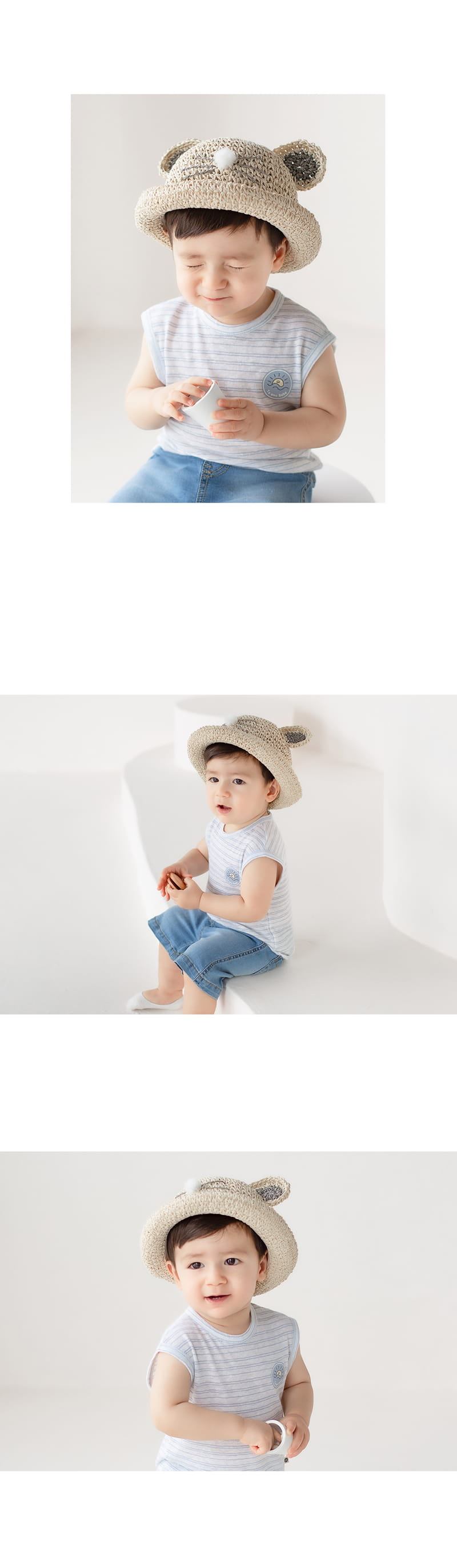 HAPPY PRINCE - Korean Children Fashion - #Kfashion4kids - Noel Straw Fedora - 6