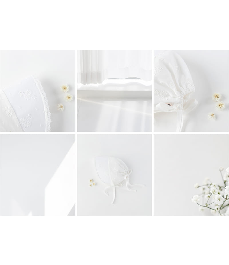 HAPPY PRINCE - Korean Children Fashion - #Kfashion4kids - Elena Lace Bonnet - 5