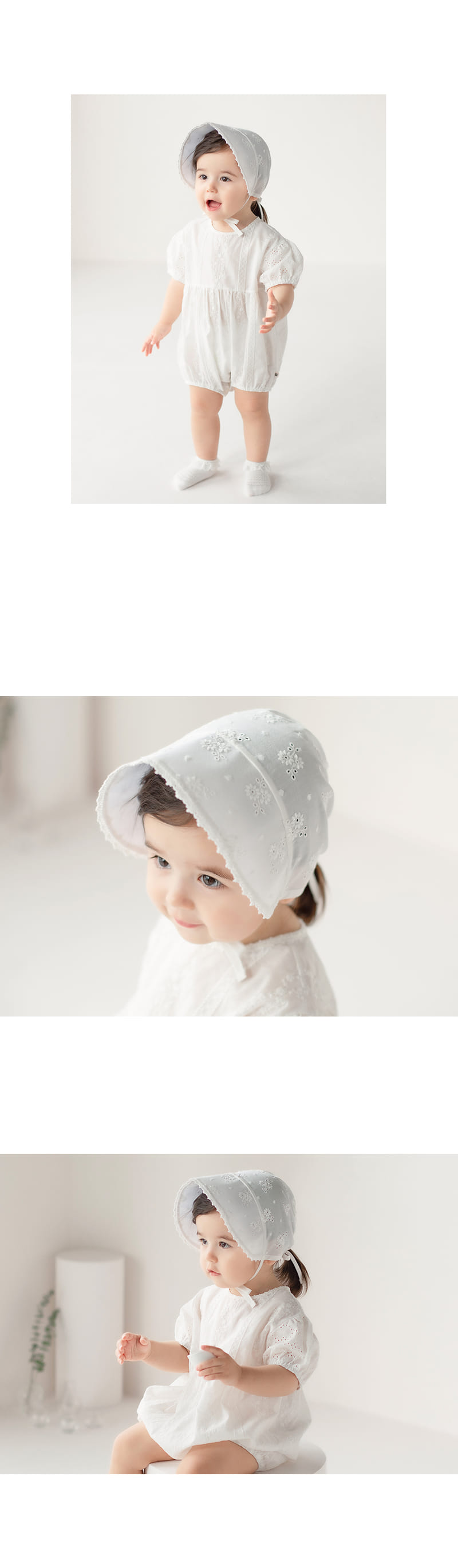 HAPPY PRINCE - Korean Children Fashion - #Kfashion4kids - Elena Lace Bonnet - 6