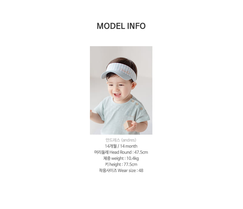 HAPPY PRINCE - Korean Children Fashion - #Kfashion4kids - Mer Sun Cap - 10