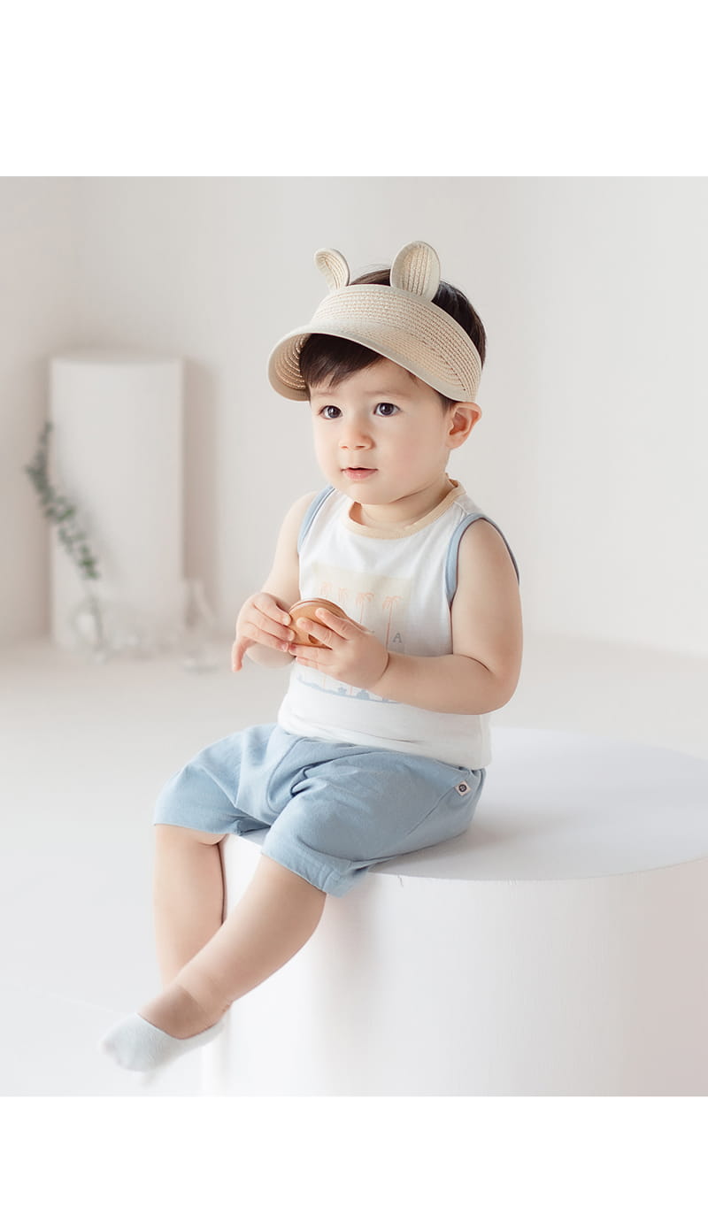 HAPPY PRINCE - Korean Children Fashion - #Kfashion4kids - Lobo Sleeveless Bottom Set