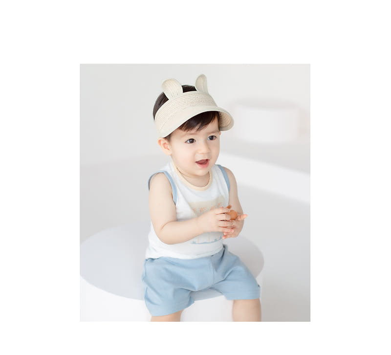 HAPPY PRINCE - Korean Children Fashion - #Kfashion4kids - Lobo Sleeveless Bottom Set - 2