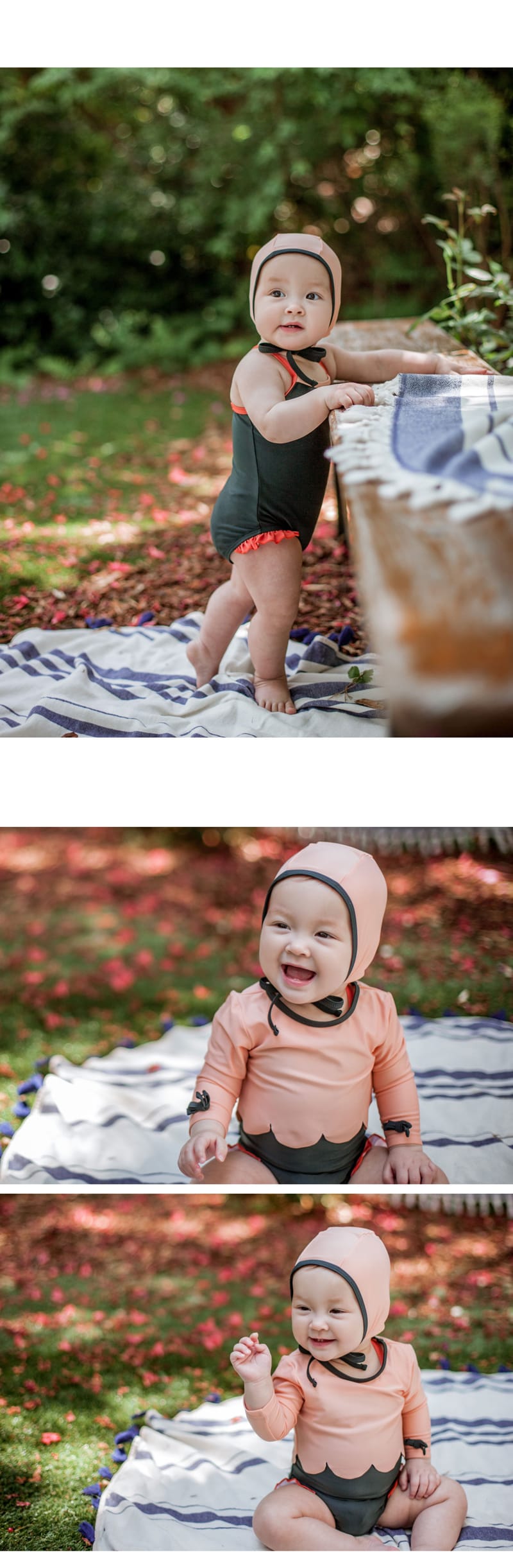 HAPPY PRINCE - Korean Children Fashion - #Kfashion4kids - Tulipan Rashguard Hat Set - 6