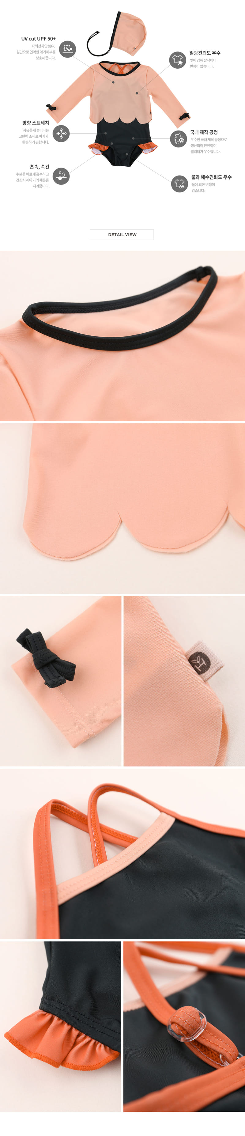 HAPPY PRINCE - Korean Children Fashion - #Kfashion4kids - Tulipan Rashguard Hat Set - 7
