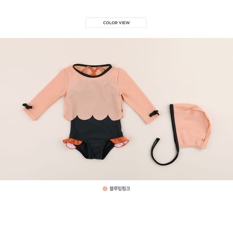 HAPPY PRINCE - Korean Children Fashion - #Kfashion4kids - Tulipan Rashguard Hat Set - 8