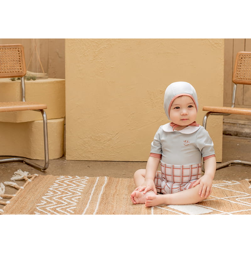 HAPPY PRINCE - Korean Children Fashion - #Kfashion4kids - Le Petti Rashguard Hat Set - 7