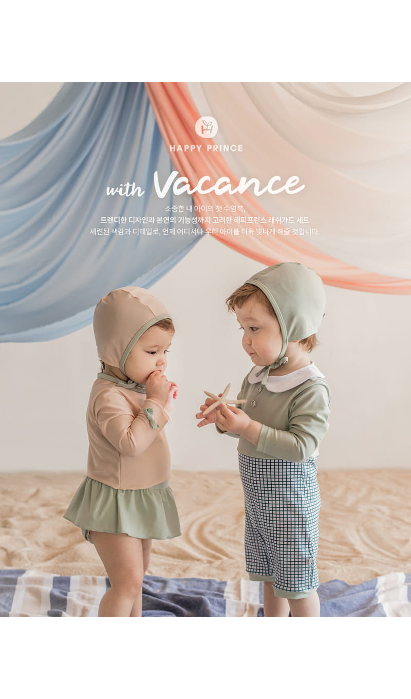HAPPY PRINCE - Korean Children Fashion - #Kfashion4kids - Amangte Rashguard Hat Set