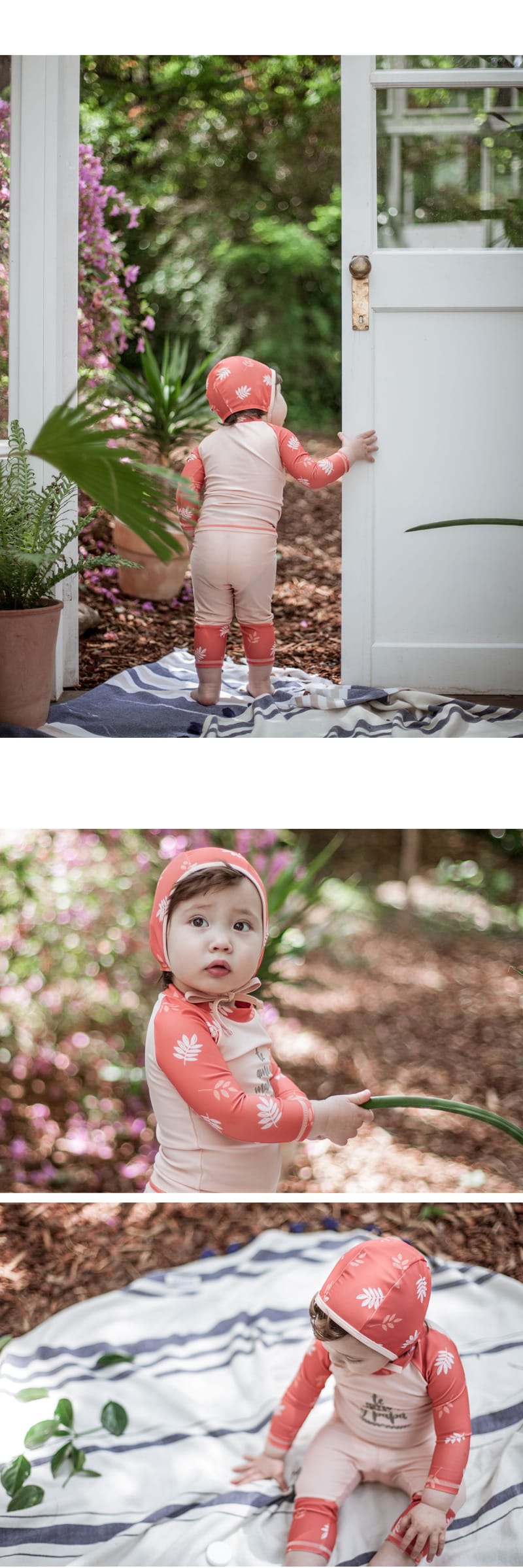 HAPPY PRINCE - Korean Children Fashion - #Kfashion4kids - Maar Rashguard Hat Set - 6