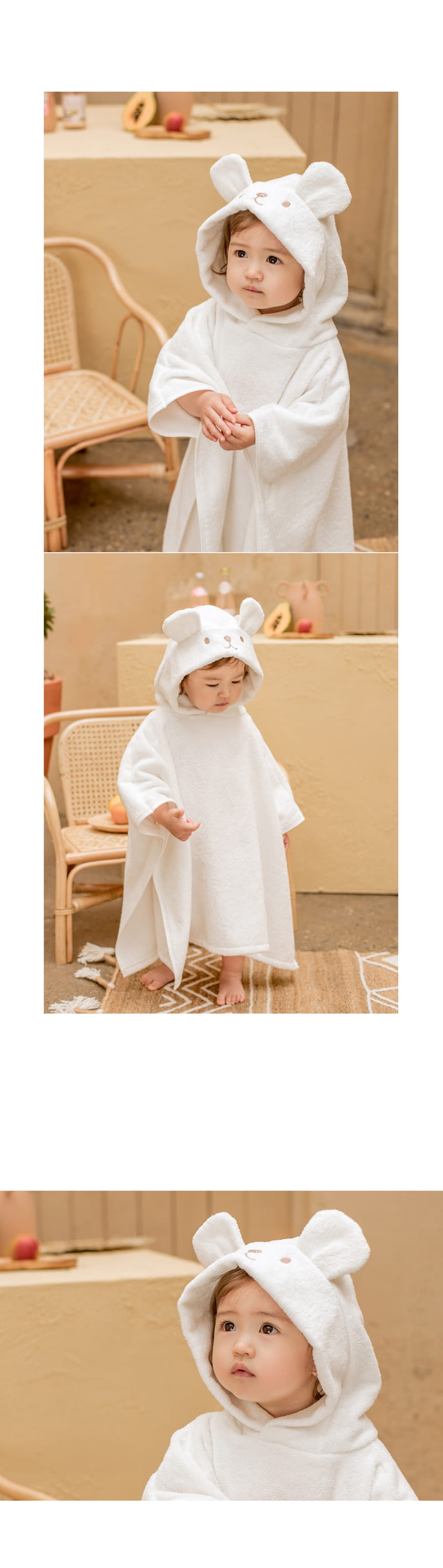 HAPPY PRINCE - Korean Children Fashion - #Kfashion4kids - Bear Bath Gown - 4