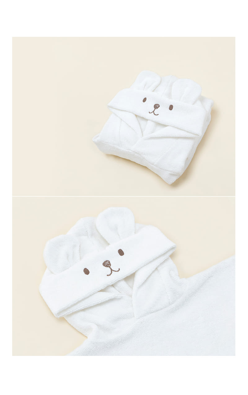 HAPPY PRINCE - Korean Children Fashion - #Kfashion4kids - Bear Bath Gown - 5