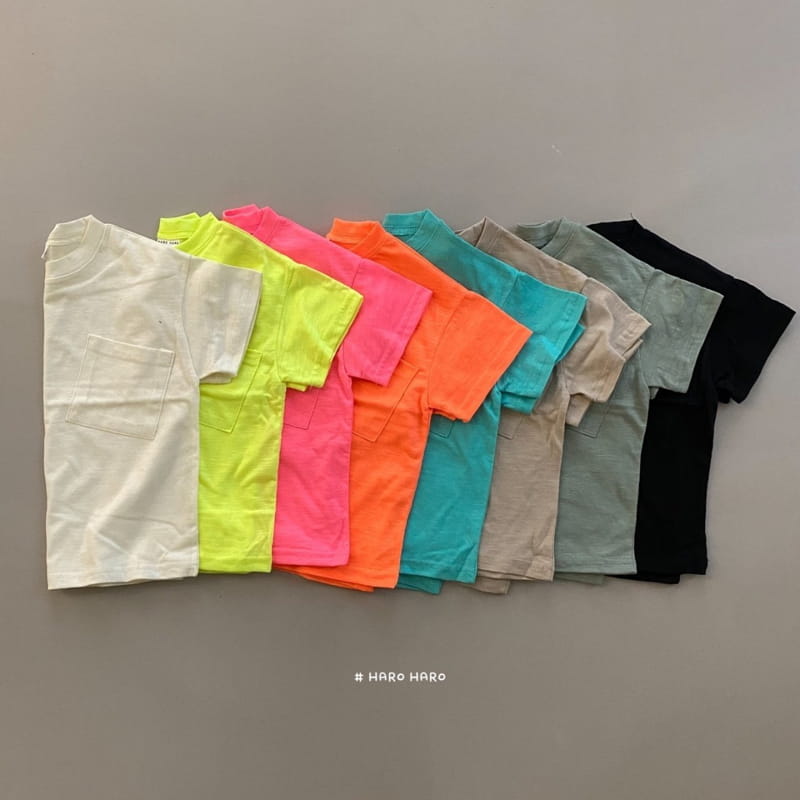 HARO HARO - Korean Children Fashion - #Kfashion4kids - Slab Pocket Tee - 10