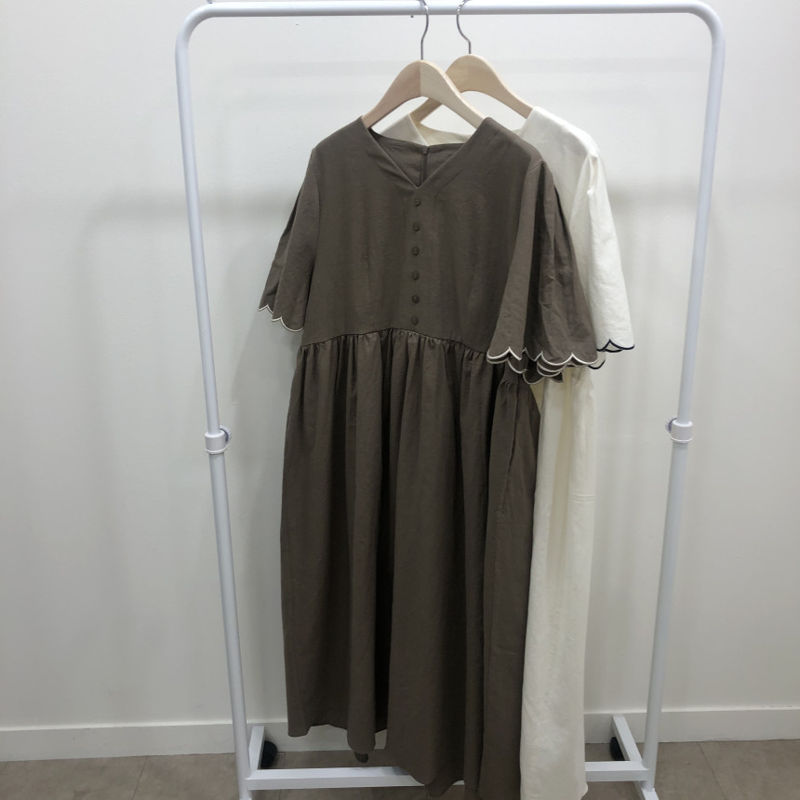 HAVE - Korean Women Fashion - #Kfashion - Pacot Linen One-piece - 2