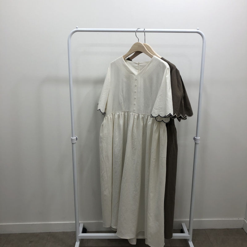 HAVE - Korean Women Fashion - #Kfashion - Pacot Linen One-piece - 4