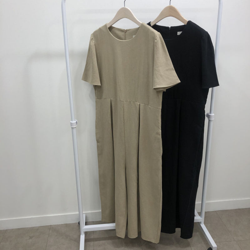 HAVE - Korean Women Fashion - #Kfashion - Lowel Linen Jumpsuit - 2