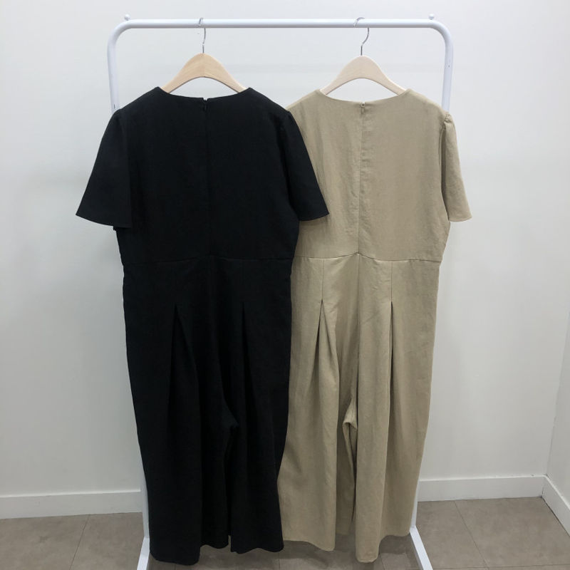 HAVE - Korean Women Fashion - #Kfashion - Lowel Linen Jumpsuit - 5