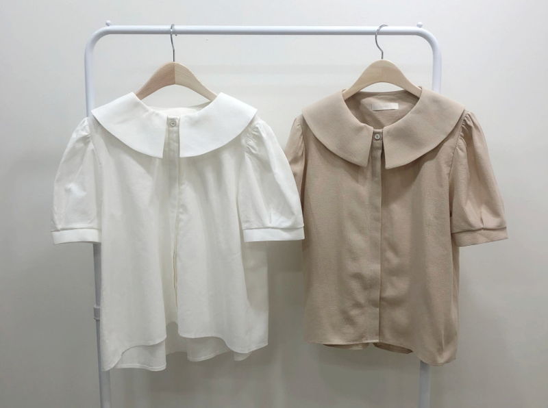 HAVE - Korean Women Fashion - #Kfashion - Charming Puff Blouse