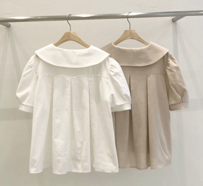 HAVE - Korean Women Fashion - #Kfashion - Charming Puff Blouse - 10