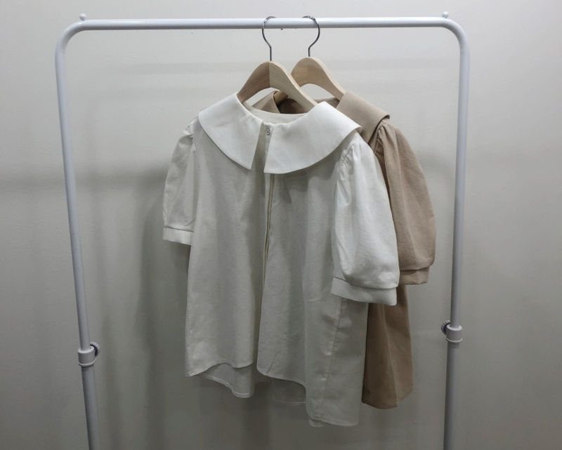 HAVE - Korean Women Fashion - #Kfashion - Charming Puff Blouse - 2