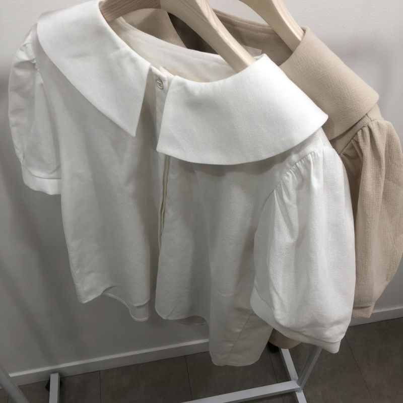 HAVE - Korean Women Fashion - #Kfashion - Charming Puff Blouse - 4